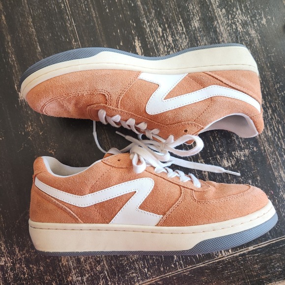 rag & bone Retro Court Sneaker in Sequoia Suede 39.5 US 9.5 Suede Leather - Picture 4 of 14